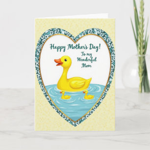 Sweet Ducklings Mothers Day Card