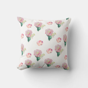 Sweet Easter Baby Chick and Tulip Cushion