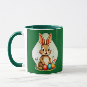 Sweet Easter Bunny – Sitting Cute Bunny - caneca Mug