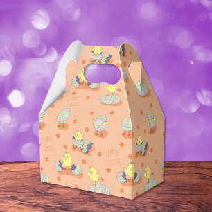 Sweet Easter Chick Orange Favour Box