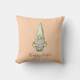 Sweet Easter Gnome with Eggs Cushion