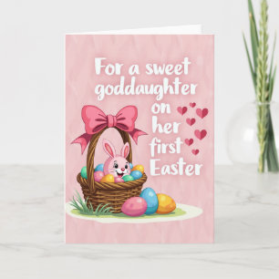 Sweet Easter Goddaughter Card