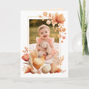 Sweet Easter Photo Card for Grandma and Grandpa