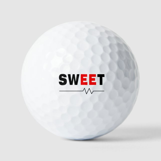 Sweet Electrical Engineer Golf Balls (Front)