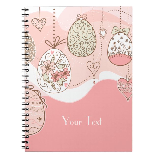 Sweet Elegance Easter Notebook (Front)