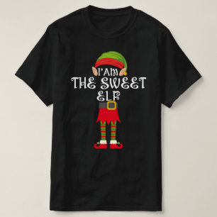 sweet elf family matching christmas T-Shirt