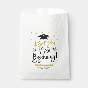 Sweet Ending To a New Beginning Candy Treat Favour Bag