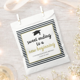 Sweet Ending to a New Beginning Graduation Favour Bag