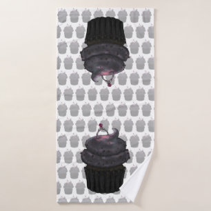 Sweet Engagement Cupcake Bath Towel