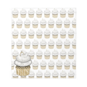 Sweet Engagement Cupcake Notepad