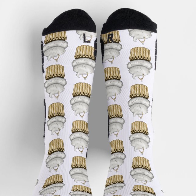 Sweet Engagement Cupcake Socks (Top)