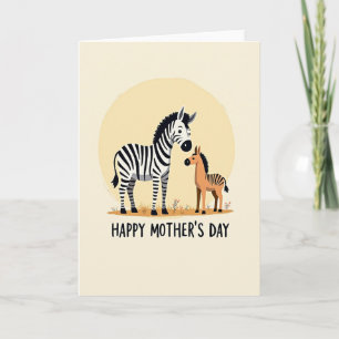 Sweet Equine Mothers Day Card