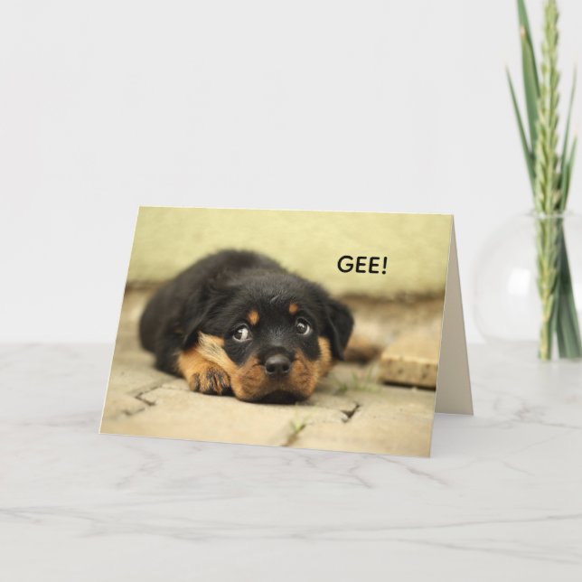 SWEET FACE GET WELL CARD (Front)