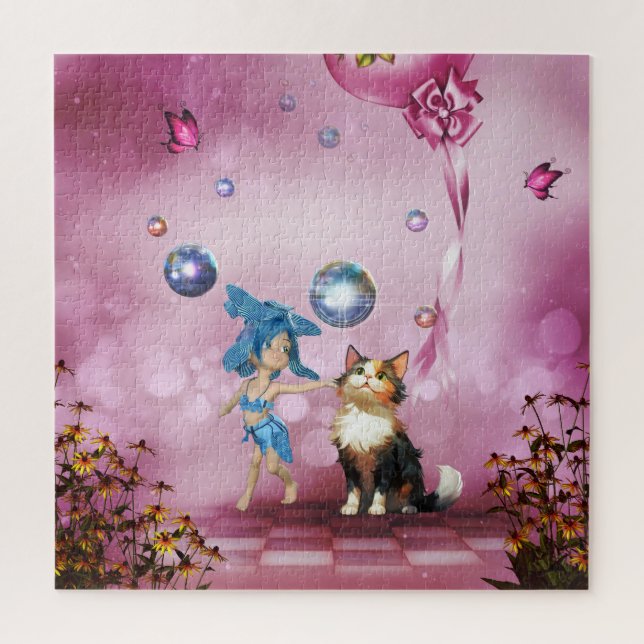 Sweet fairy jigsaw puzzle (Vertical)