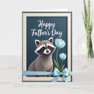 Sweet Fathers Day Animal Friend Card