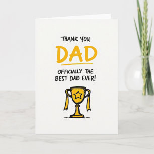 Sweet Fathers Day Award Card