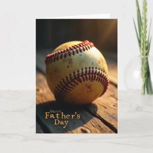 Sweet Fathers Day Baseball Card
