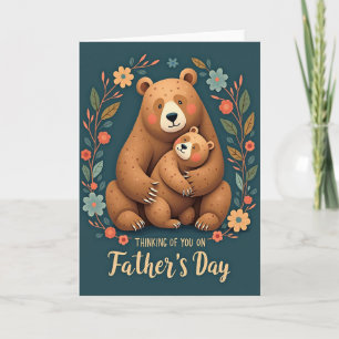 Sweet Fathers Day Bears Card