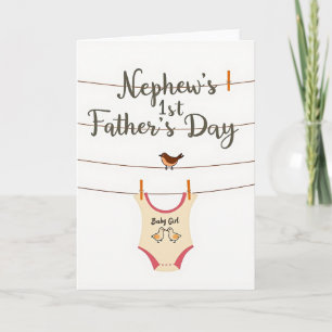 Sweet Fathers Day Birdie Card