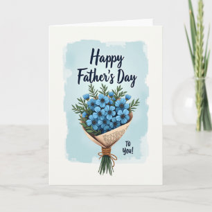 Sweet Fathers Day Bouquet Card