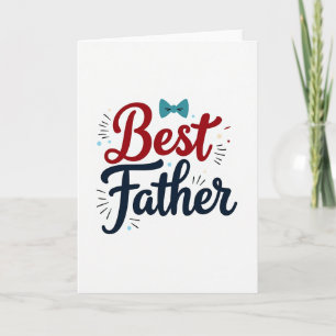 Sweet Fathers Day Bow Tie Card