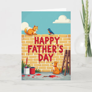 Sweet Fathers Day Brick Card
