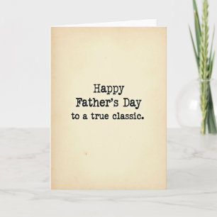 Sweet Fathers Day Classic Card