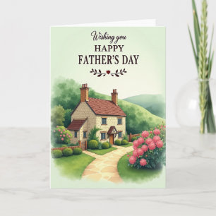Sweet Fathers Day Cottage Card