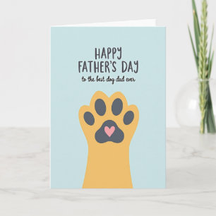 Sweet Fathers Day Dog Dad Card