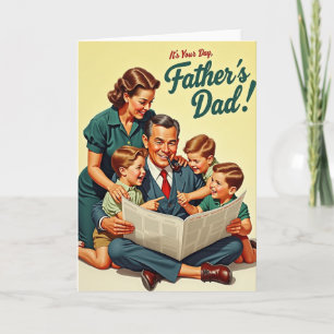 Sweet Fathers Day Family Time Card