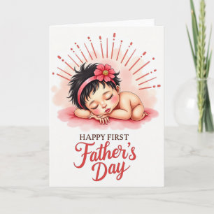 Sweet Fathers Day Flower Card