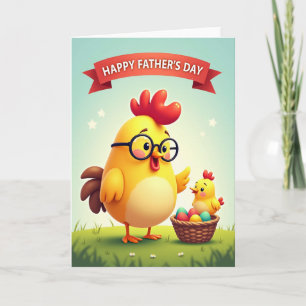 Sweet Fathers Day Fowl Card