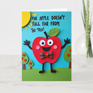 Sweet Fathers Day Fruit Scene Card