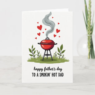 Sweet Fathers Day Grill Smoke Card