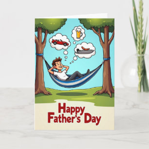 Sweet Fathers Day Hammock Card