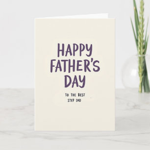 Sweet Fathers Day Hand Art Card