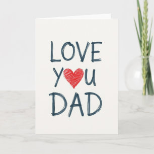 Sweet Fathers Day Heartfelt Card