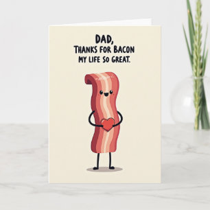 Sweet Fathers Day Meat Art Card