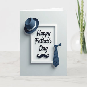Sweet Fathers Day Moustache Card