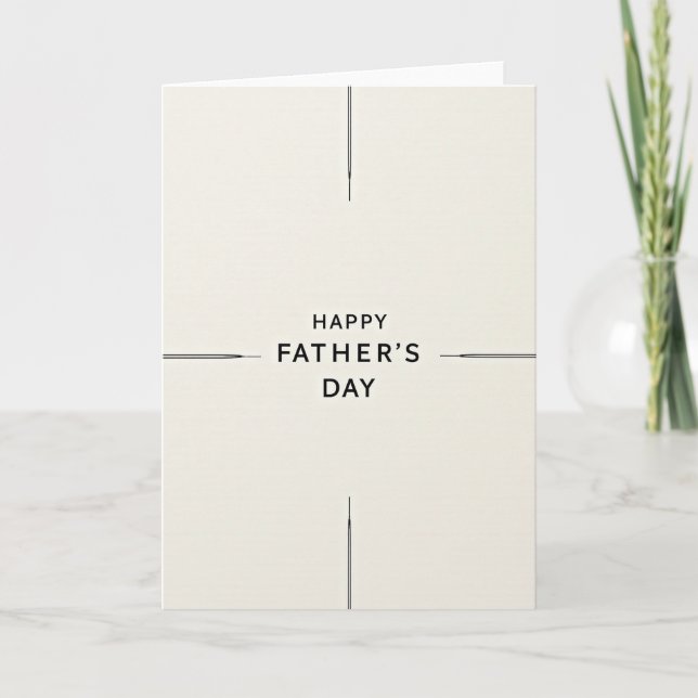 Sweet Fathers Day Needles Card (Front)