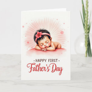 Sweet Fathers Day Peach Blossom Card