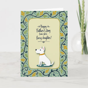 Sweet Fathers Day Pet Art Card