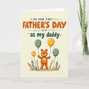 Sweet Fathers Day Plushie Card