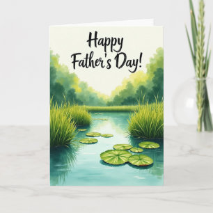 Sweet Fathers Day Pond Card