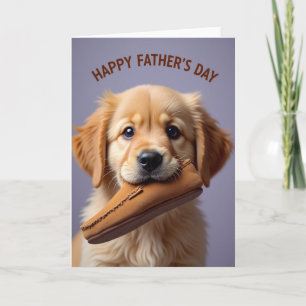 Sweet Fathers Day Puppy Card