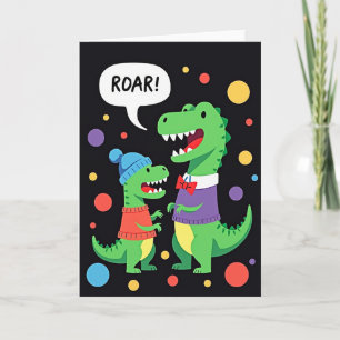 Sweet Fathers Day Roar Card