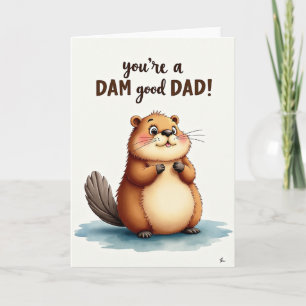 Sweet Fathers Day Rodent Art Card