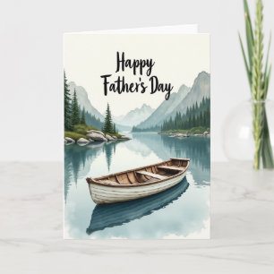 Sweet Fathers Day Rowboat Card