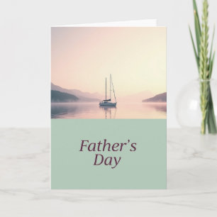 Sweet Fathers Day Sailboat Card