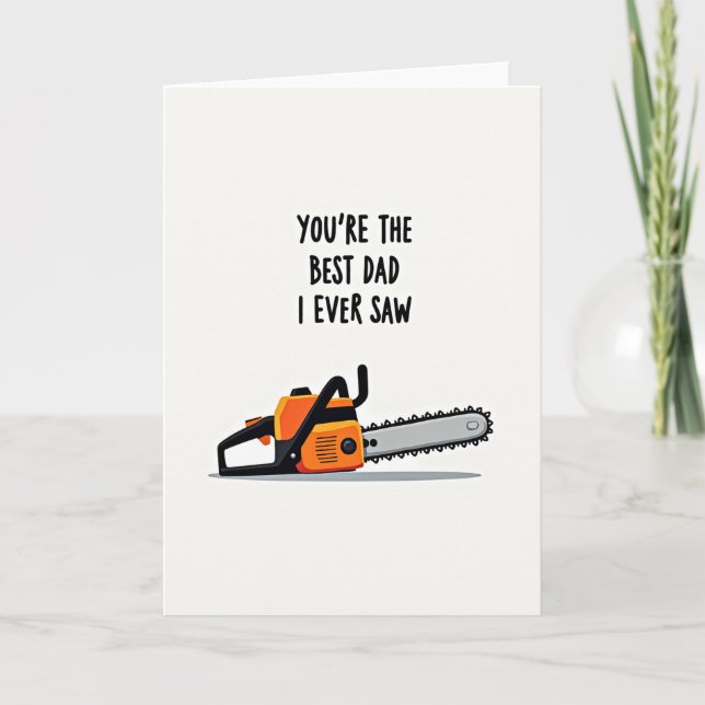Sweet Fathers Day Saw Tool Card (Front)